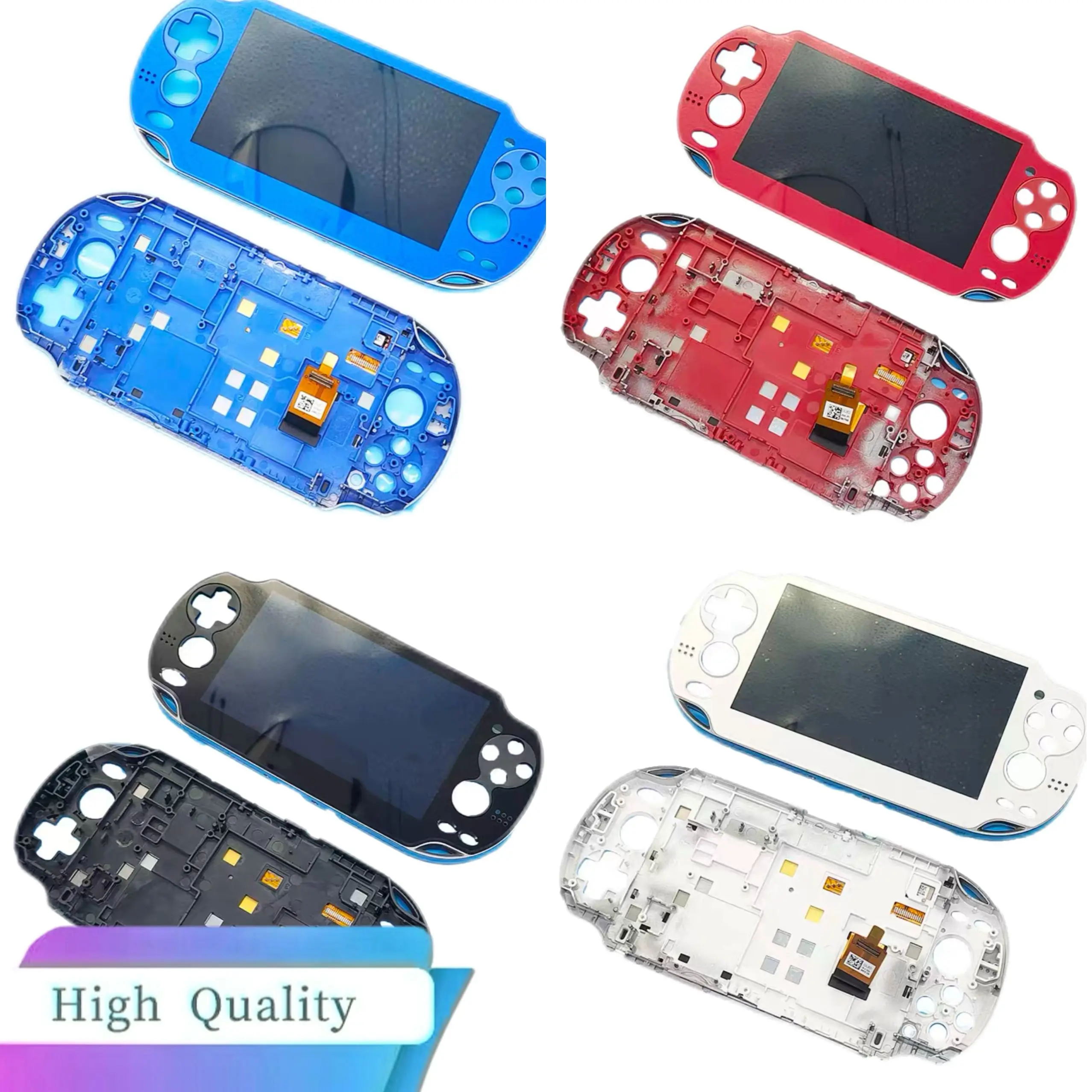 Original for PSVita PS Vita1000 PSV1000 1XXX OLED LCD Display with touch screen with Digitizer Assembly Replacement with Frame