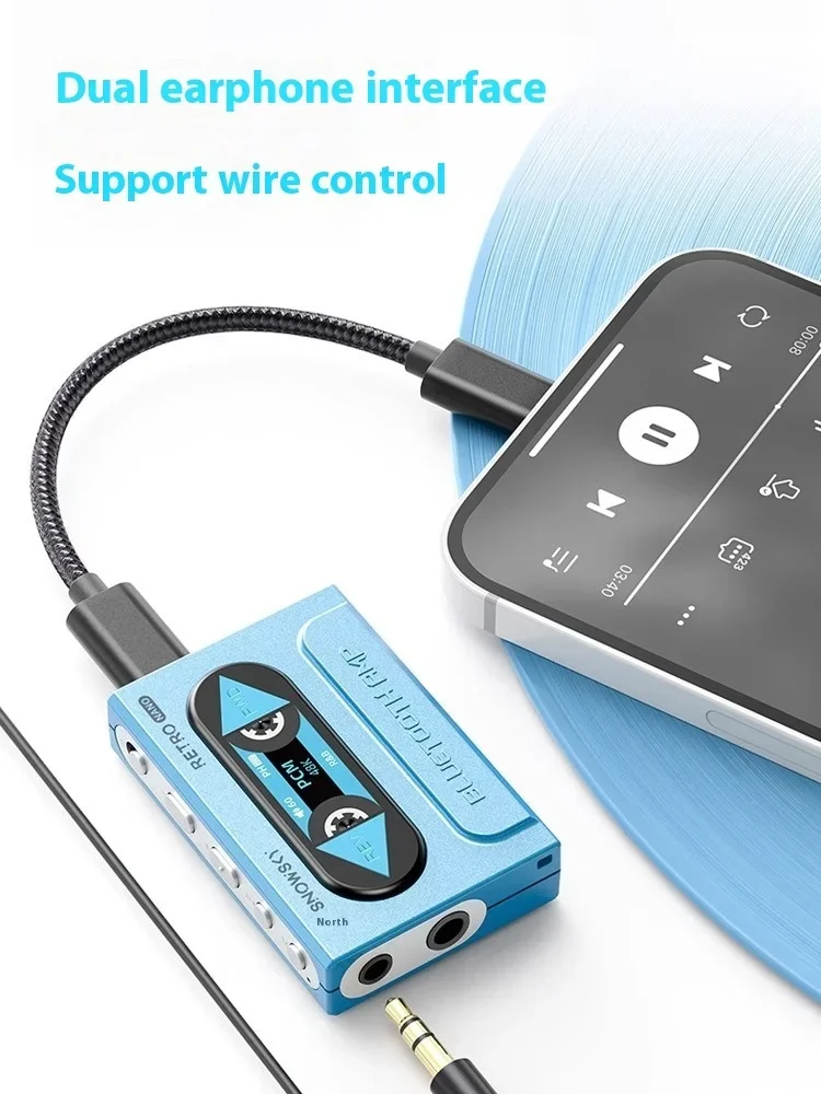 Fiio Snowsky Retro Nano Wireless Bluetooth Decoding Earphones Phone Hifi Audio Receiving Amplifier Portable Bluetooth Amp Custom