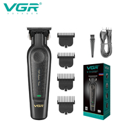 VGR Hair Trimmer Professional Hair Cutting Machine Electric T-Blade Trimmer Barber Clippers Cordless Hair Trimmer for Men V-995