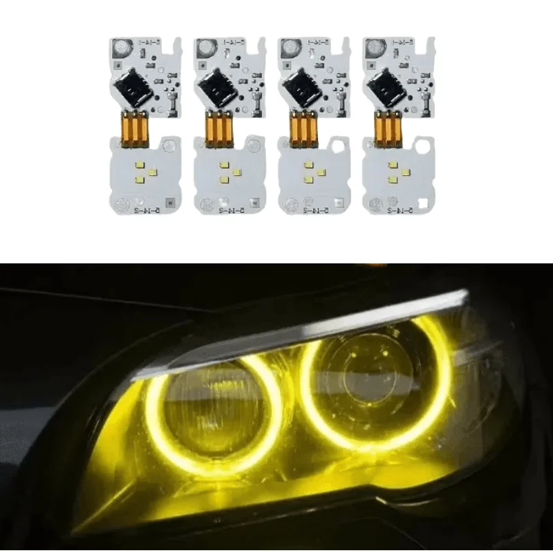 

New Yellow LED Angel Eye Light Module DLR PCB Boards Chip for BMW F10 F11 F18 5 Series Daytime Running Light Source 63117343876