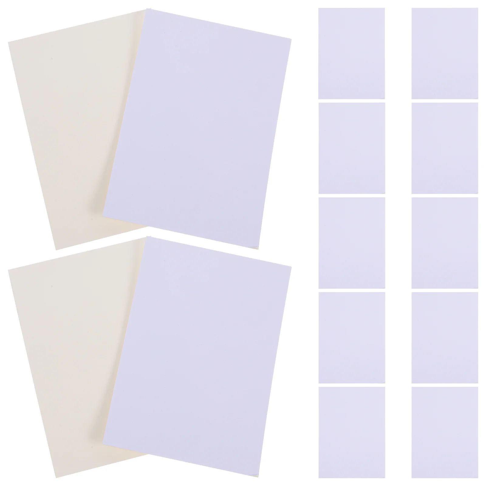 20Pcs No-Hole Pre-Cut Cardstock Photo Frame Mat DIY Picture Mounts Photo Backing Board for Home Pre-Cut Picture Mounts