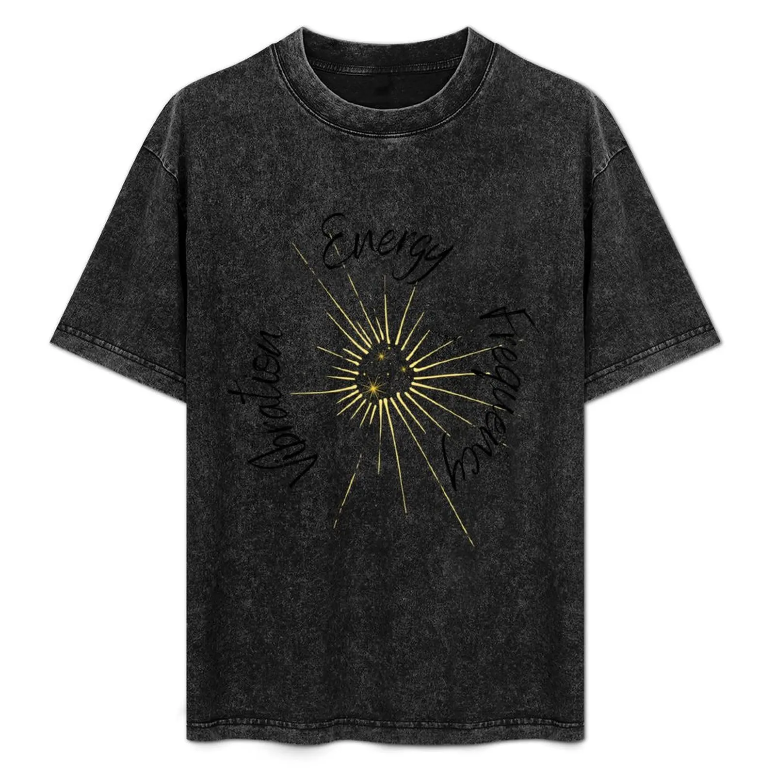 Vibrations T-Shirt Casual Loose Fit Short Sleeve T-Shirt