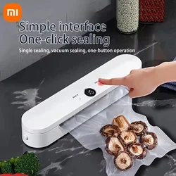 Xiaomi Vacuum Sealer Automatic Packaging Machine 110v/220v Food Vacuum Sealer Food Sealing Food Preserver Free 10pcs Saver Bags