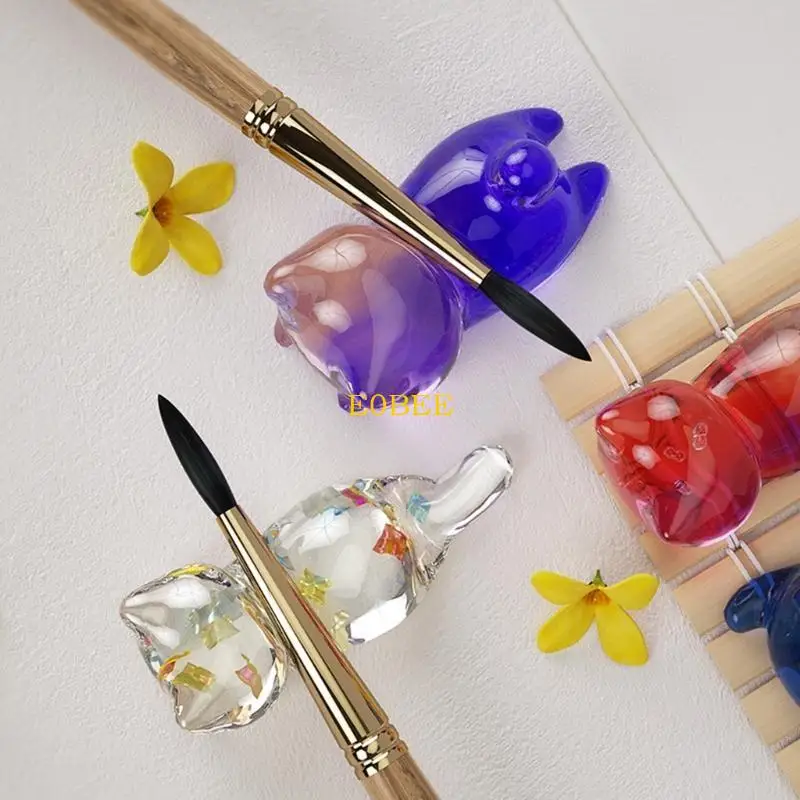 

E0BE Small Silicone Keychain Moulds Silicone Material DIY Hand-Making Tools