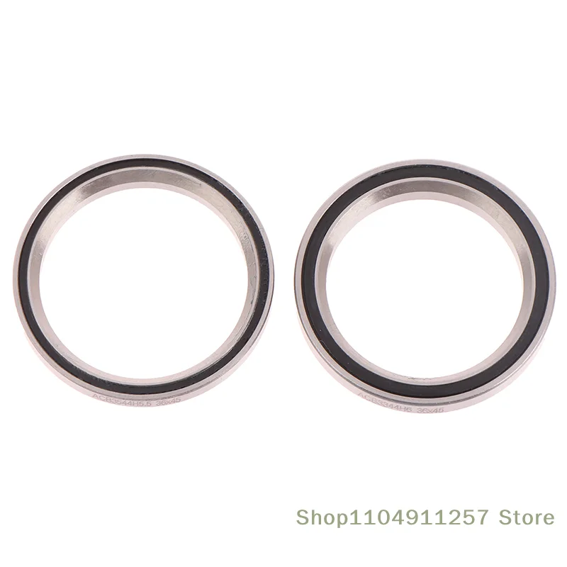 AC3544 AC3344 Bantalan Headset Sepeda 35*44*5.5 33*44*6 MM 36/45 Derajat Baja Krom Meruncing Atas Bawah ACB Is44 Set Bantalan