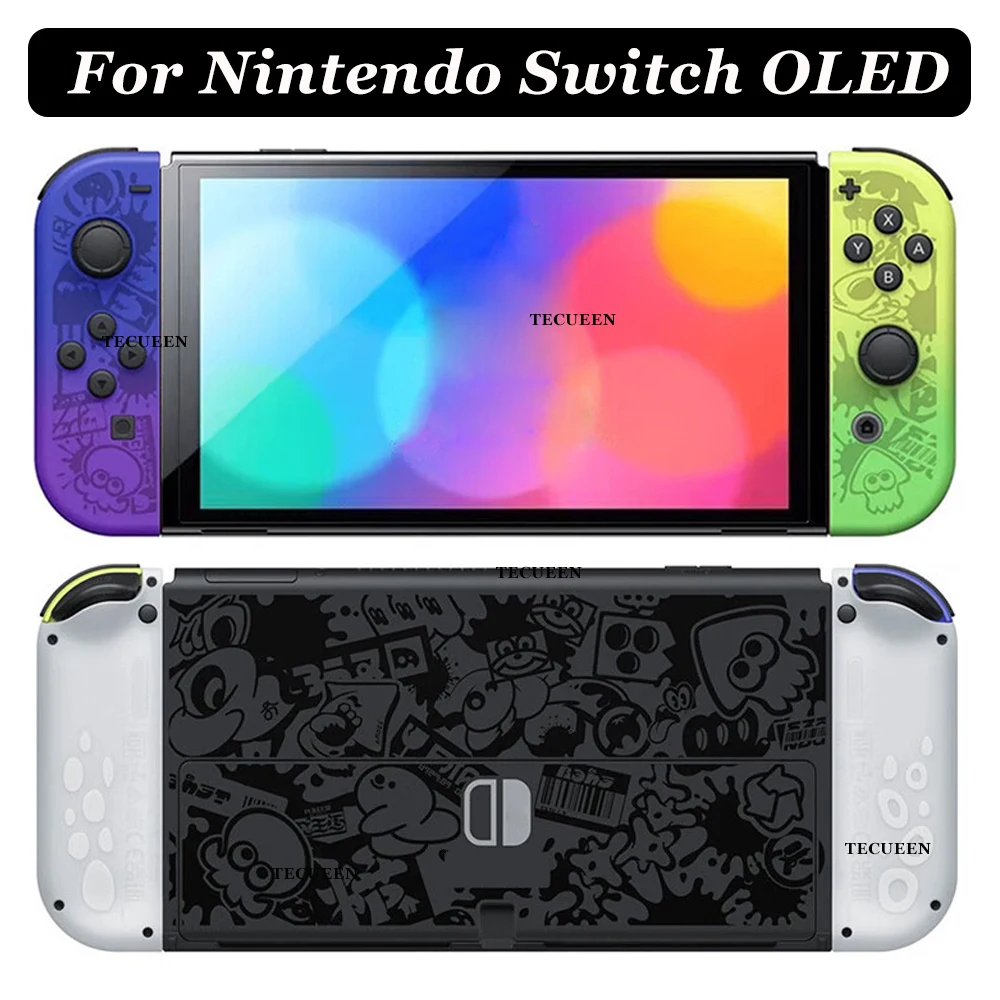 

Запасной корпус «сделай сам» для Nintendo Switch, OLED-версия, корпус, задняя крышка, металлическая откидная подставка, запасные части, аксессуары