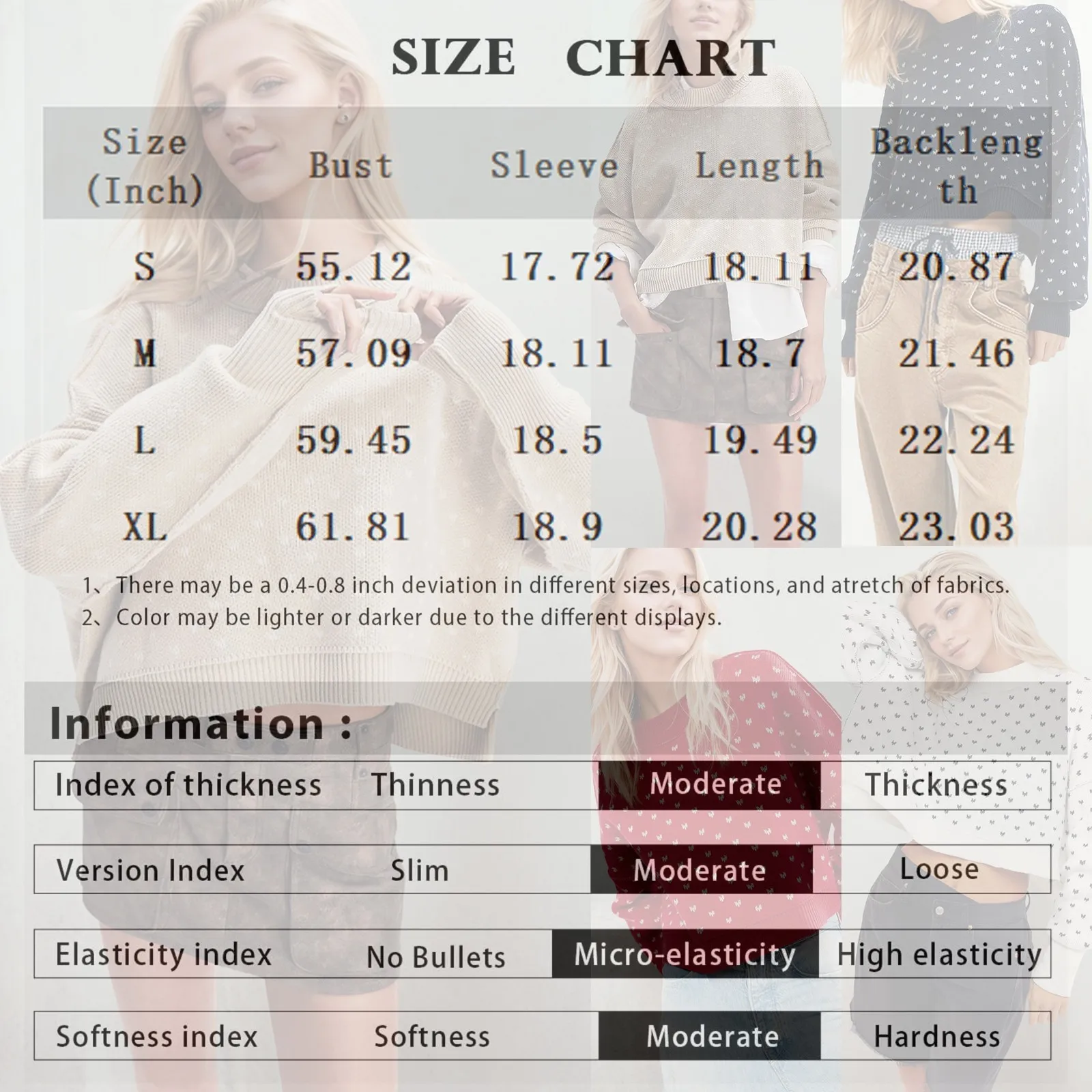 Suéter de punto de tendencia urbana, Top holgado y versátil para uso diario, jersey de cuello redondo cómodo a la moda para mujer, manga larga con patrón de corazón