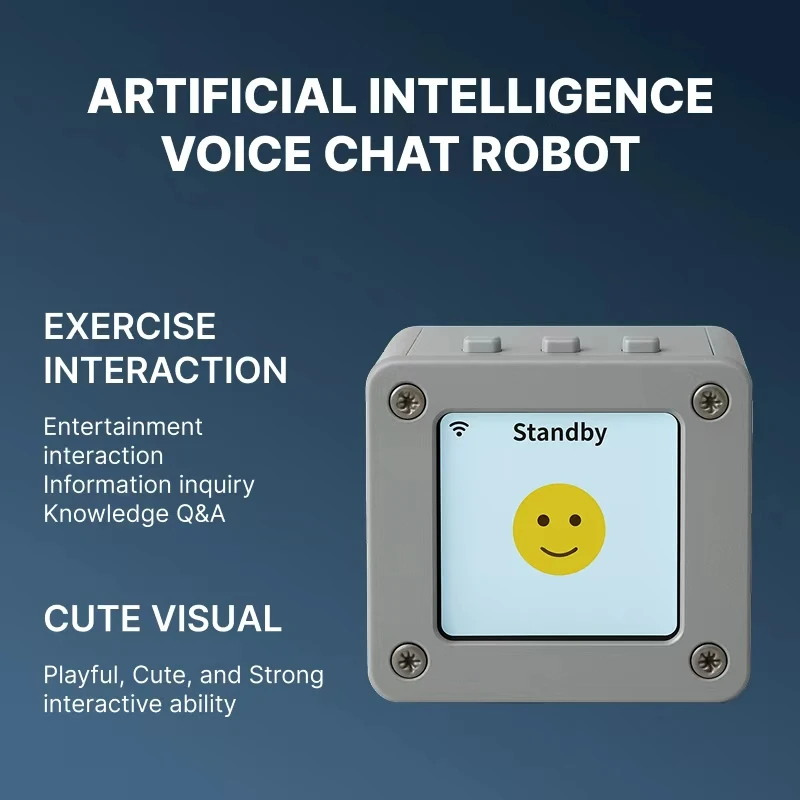 ディープシーク 小智 ミニAIロボット |   スマートボイスチャット、感情的な相棒＆インタラクティブ学習、ポータブルテックギフト