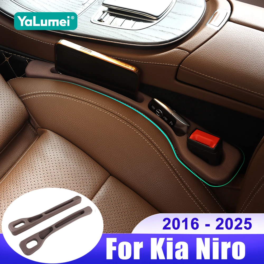 For Kia Niro 2016 2017 2018 2019 2020 2021 2022 2023 2024 2025 Niro EV Car Seat Gap Filler Seat Crevice Storage Box Accessories