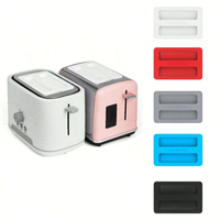 Silicone Toaster Dust Cover Breakfast Machine Dustproof Cover Toaster Upper Lid Protecting Kitchenware From Dust Splash Buggs