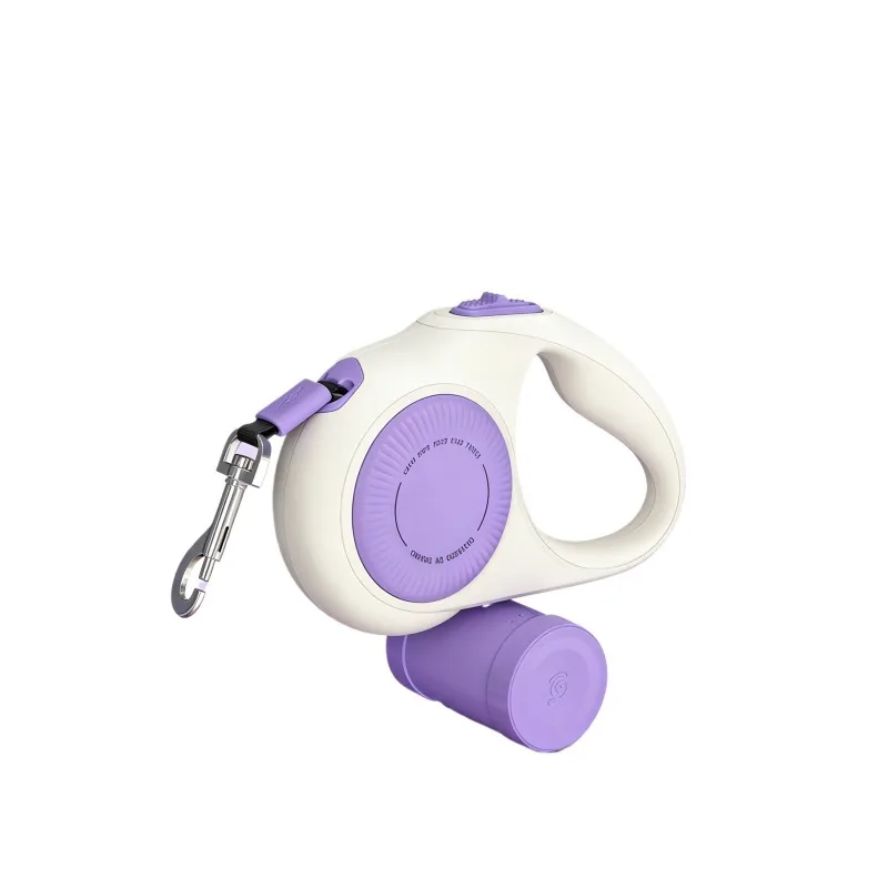 Automatic telescopic, pet leash, dog leash, explosion-proof flushing dog leash, dog strap toilet picker