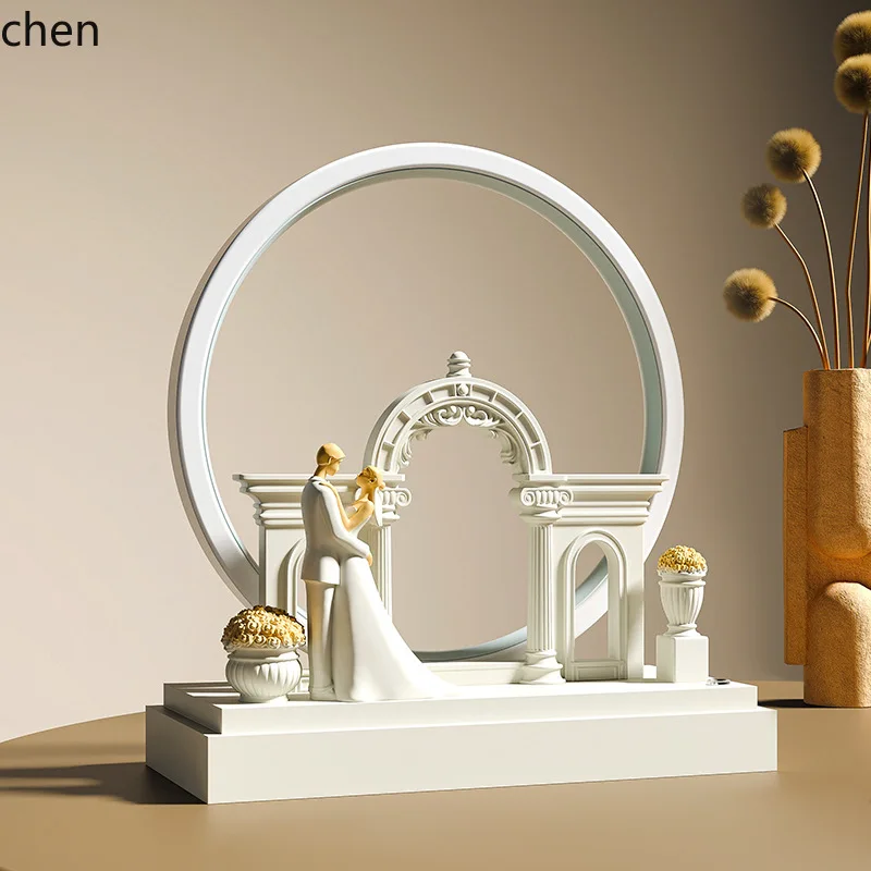 ZML decorative pieces offer a high-end feel for luxurious bedroom, newlywed, engagement, and wedding room decoration