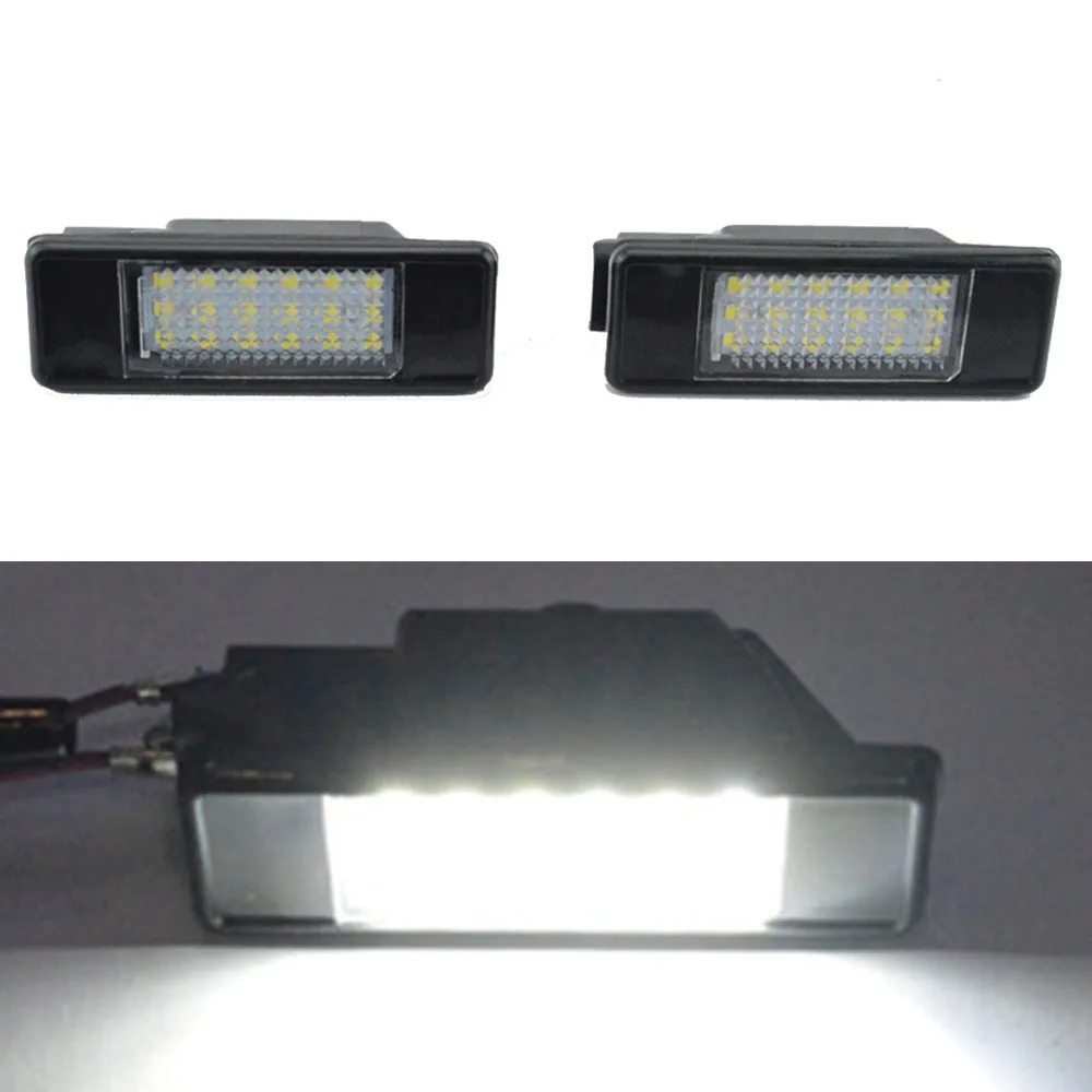 For Peugeot 106 1007 207 307 308 3008 406 407 508 607 For citroen C2 C3 C4 C5 C6 C8 DS3 license plate light License Number lamp