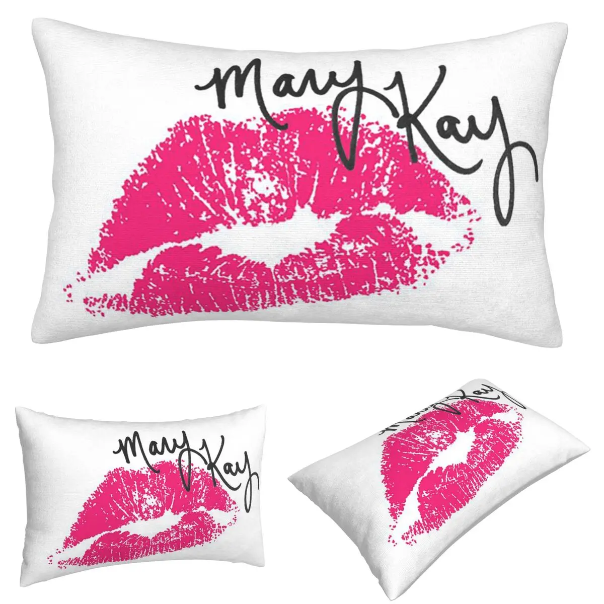 Mary Kay – taie d'oreiller rectangulaire, cosmétiques, housse de coussin décorative pour chambre à coucher, lit, confort de la maison
