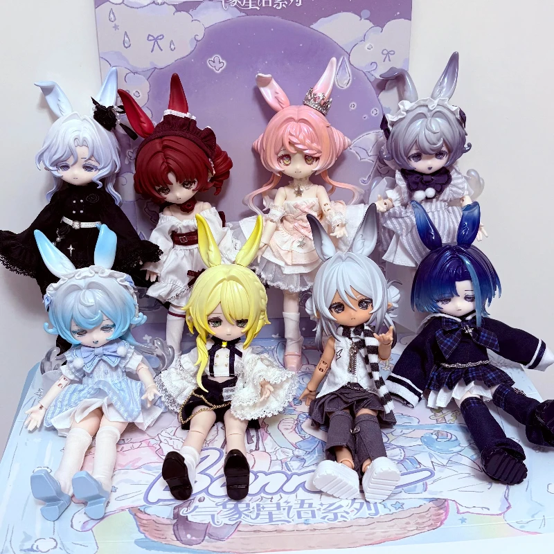 New Product In Stock: Bangni Rabbit Generation 3 Weather Star Language Bjd Blind Box 12-Point Action Figure Trendy Figurine Gift