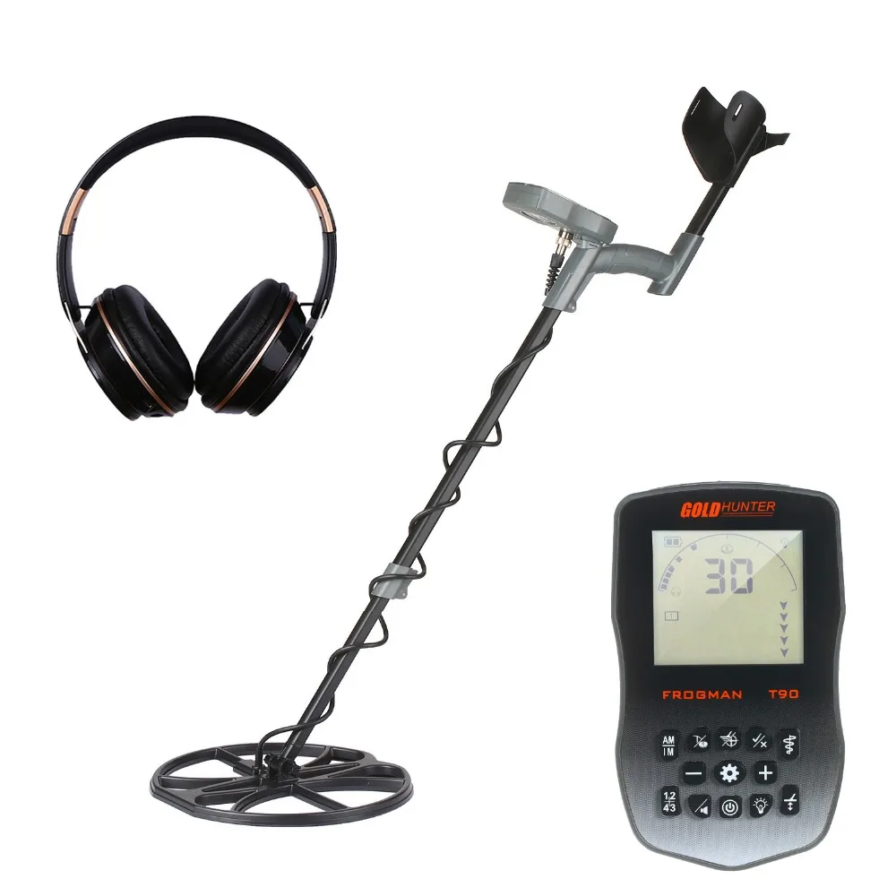 T90 Waterproof Pinpointer Detector LCD Digital Identification CE ROHS FCC Treasure Hunter