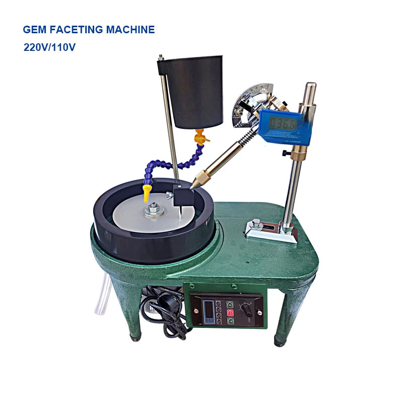 

Gem Faceting Machine Polishing Flat Grinding Machine Jewelry Jade Stone Polisher Angle Grinder Gemstone Processing Tool