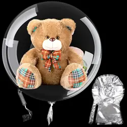 5/10/15pcs 30inch Wide Neck Bobo Balloon 20cm Mouth Transparent Bubble Snack Gift Package Wedding Birthday Party Decoration