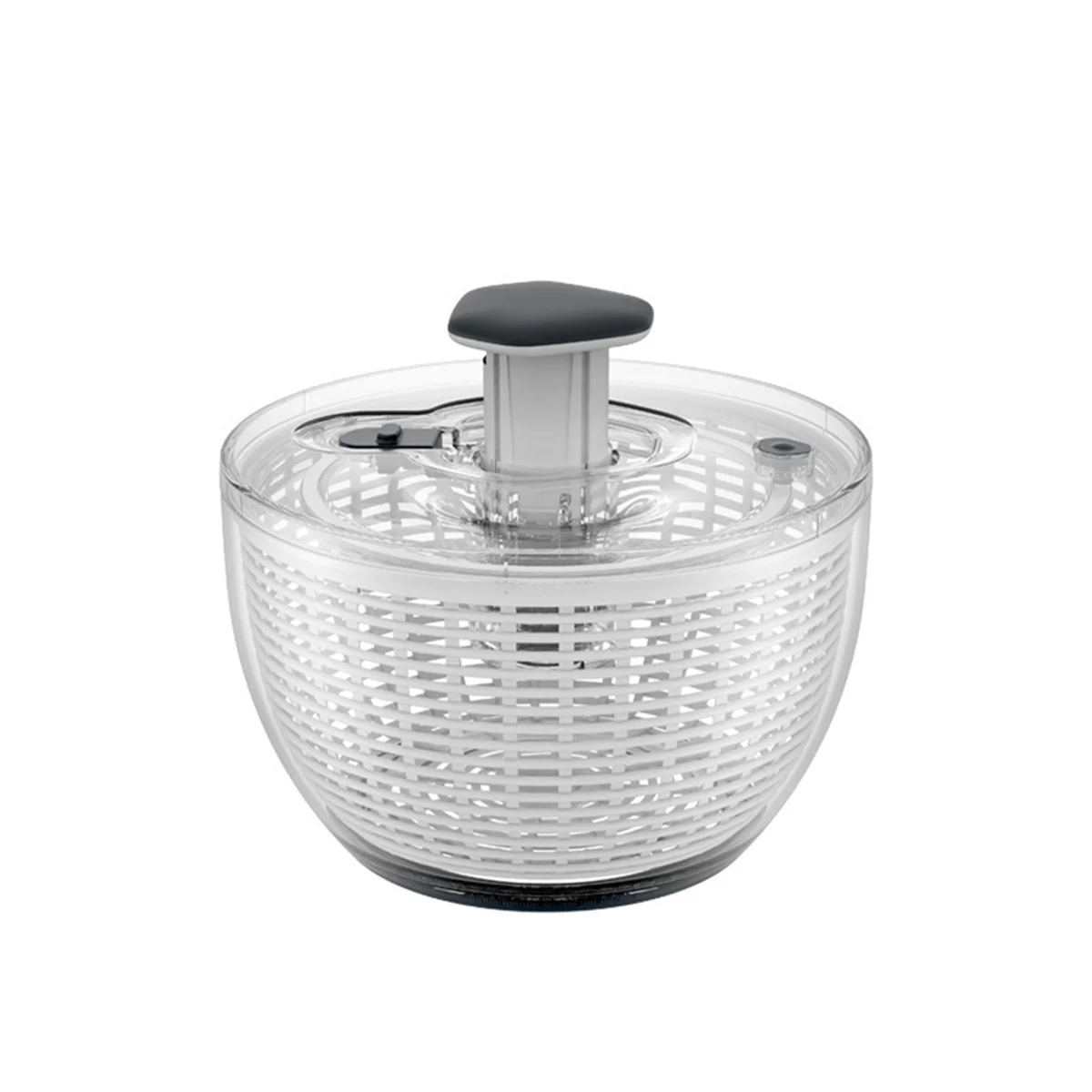 

B51C Salad Spinner Lettuce Dryer 1-Handed Easy Press Larg Vegetable Dryer Salad Mixer for Greens, Herbs, Berries, Fruits