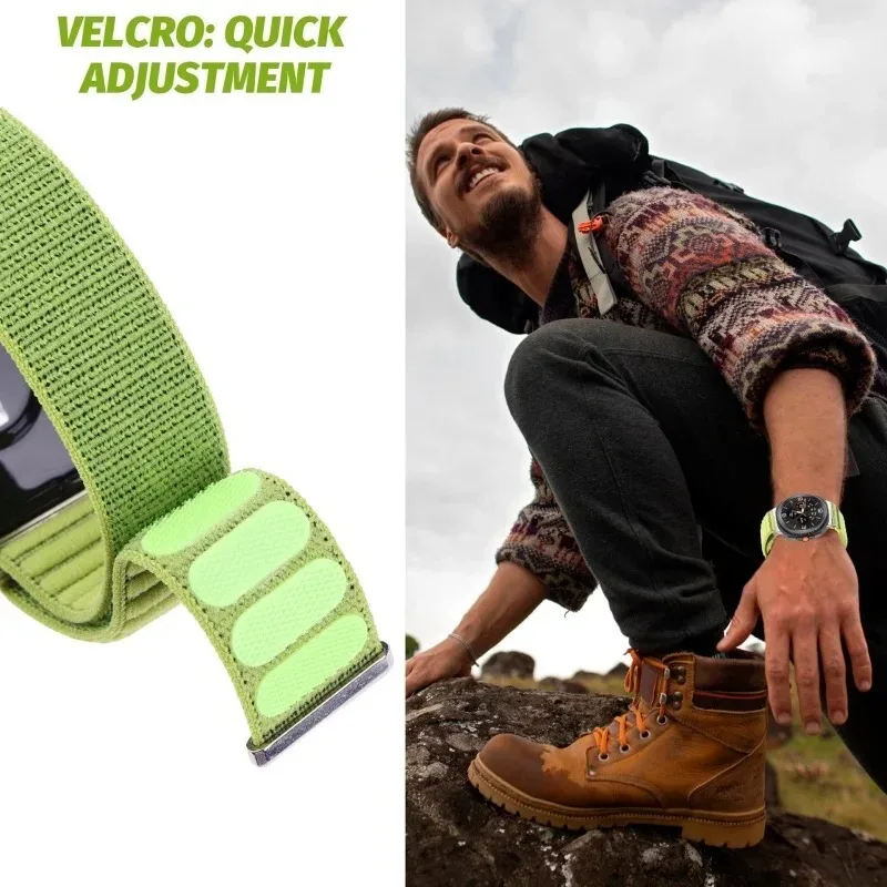 Correa de nailon trenzado para Samsung Galaxy Watch 8 Classic, pulsera deportiva cómoda de 46mm para Samsung Watch 8 44/40mm