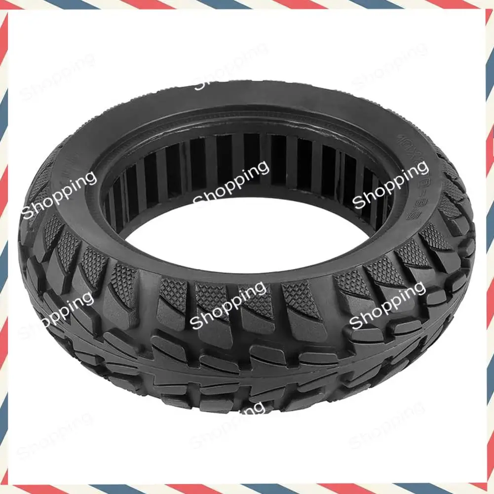 

A44M 1 Piece 10Inch Electric Scooter Solid Tire Off-Road Anti-Skid Wear-Resistant Scooter Tubeless Tire ,1