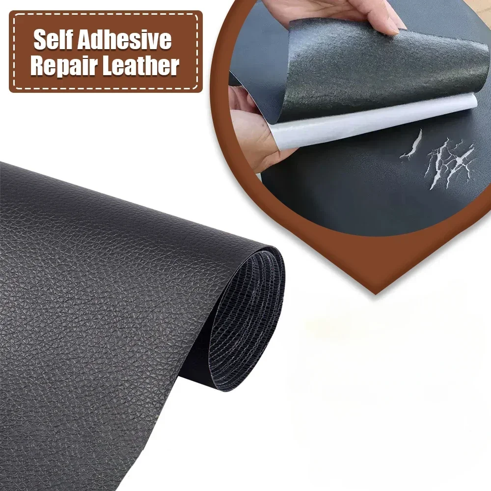 

Self Adhesive Leather for Sofa Repair Patch Furniture Table Chair Sticker Bag Shoe Fix Mend PU Stickers DIY Refurbishing Patches