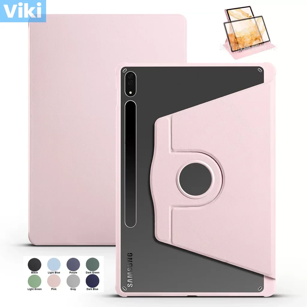 

360° Rotation Case For Samsung Tab S6 Lite 10.4'' A8 10.5'' S7 S8 S9 11‘’ S7 FE S8 S9 Plus 12.4 S9 FE A9 11 inch Stand Cover