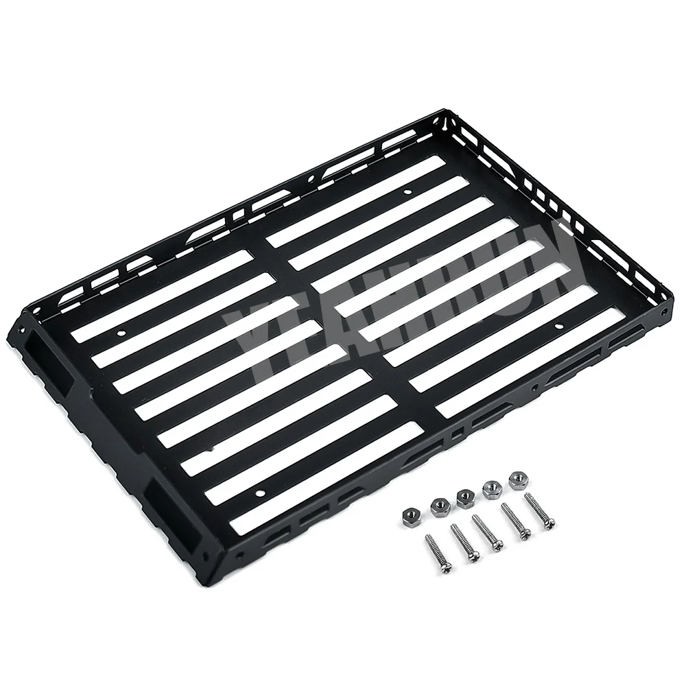 YEAHRUN 86*57mm Metal Roof Rack Luggage Carrier for Kyosho MINI-Z 4x4 JEEP Wrangler 1/24 RC Crawler Car Decoration Parts