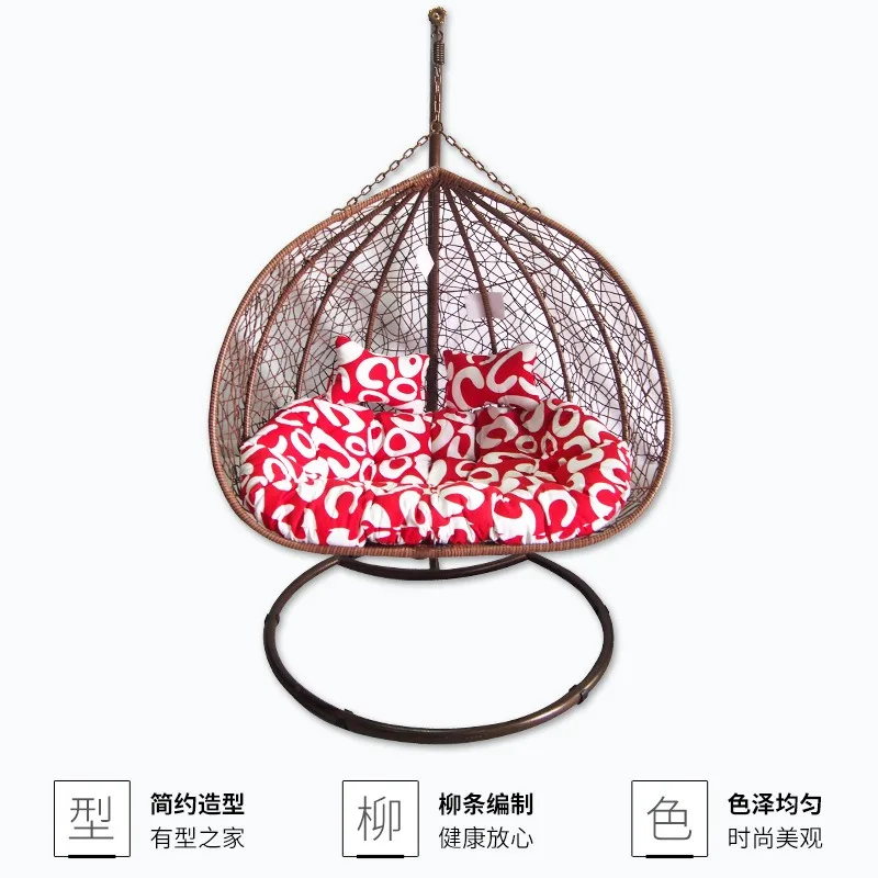 European style hanging chair hanging basket rattan chair balcony hanging home leisure hammock outdoor hammock