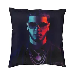 Anuel AA Rapper Latin Urban Music Pillow Case Decor Home Luxury Chair Cushion Square Pillowcase