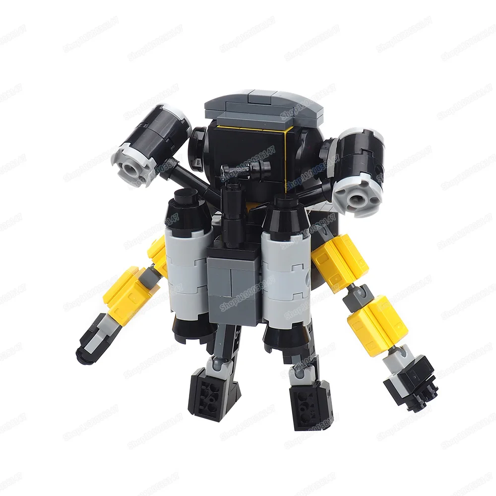 Toilet Man Armed Machine Life Building Block Assembly figures Mecha Weapons Titan War Attack Model Scene Children Gifts Boy Toys