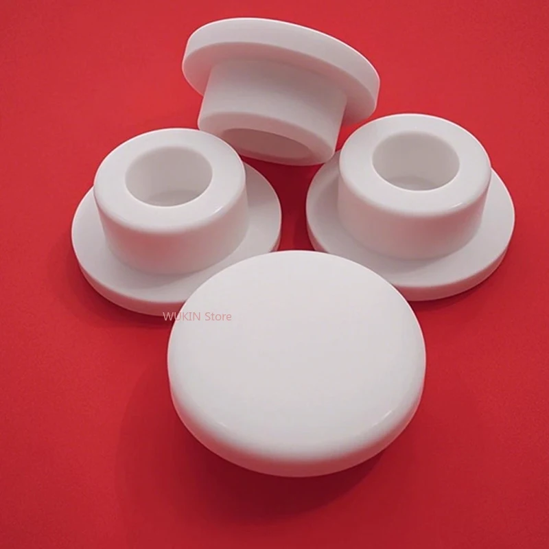 White Round Silicone Rubber Plug Rubber Seal Hole Plugs Cover Hollow Blanking End Cap Dust Stopper 6.8mm~68.6mm Size