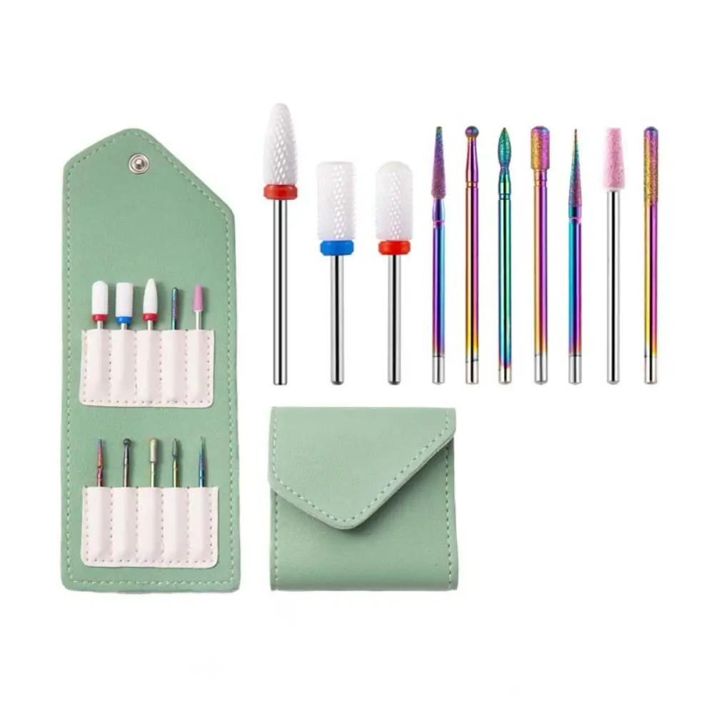 

10Pcs/set Gel Removal Polishing Cuticle Nail Polishing Head Replacement Nail Drills Ceramic Nail Drill Bits