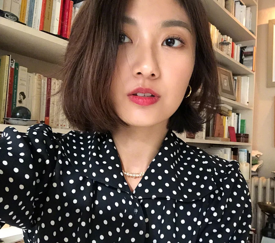 

Romantic Fashionable Polka Dot Long Sleeve Lantern Sleeve Shirt Spring Summer Bloggers Choice Elegant Women's Shirt Naturaleye