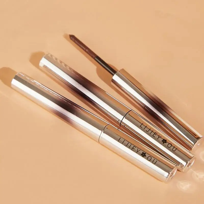 1 pz Mascara Curl spessa allungamento ciglia Mascara impermeabile Non sbavatura nero/marrone naturale Curling Mascara trucco