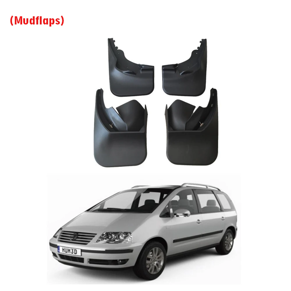 Front Rear 4pcs FOR VW Volkswagen Sharan 2004 2005 2006 2007 Mudflaps Mudguard Fender Mud Flaps Guard Splash Car Accessories