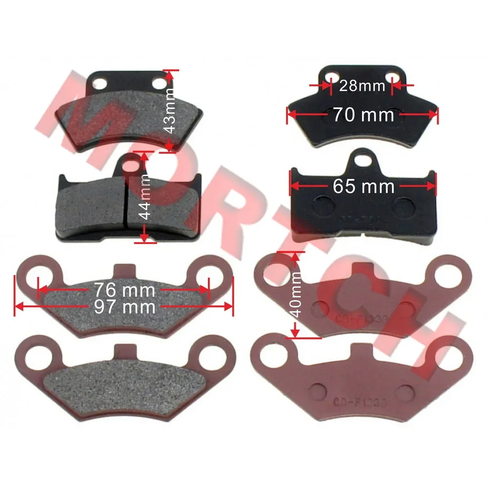 Front Rear Packing Brake Pad For CFMoto 9010-0805A0 9010-0808A0 9010-0803A0 ATV Accessories CF500 X5 GOES500 500