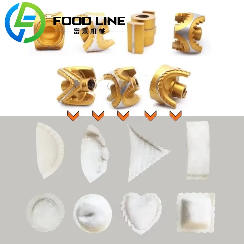 Industrial Full Automatic Dumpling Gyoza Making Machine/ravioli Forming Meat Pie Making Machine/sambosa Filling Empanada Machine