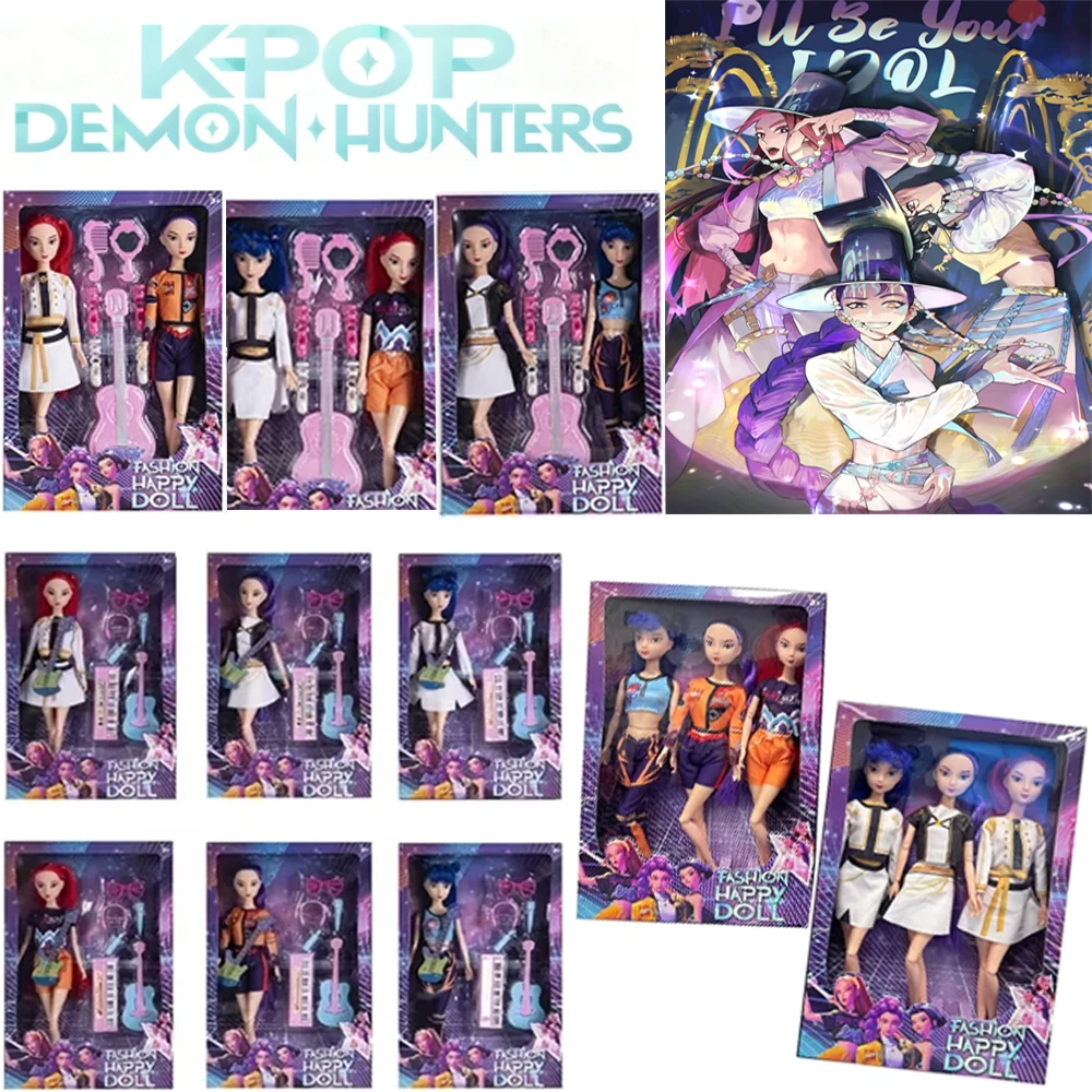 

Launch Exclusive Premium | Anime × K-Pop 30cm Demon Hunter Limited Vinyl Figure - Rumi/Mira/Zoey Perfect Birthday Gift for Girls