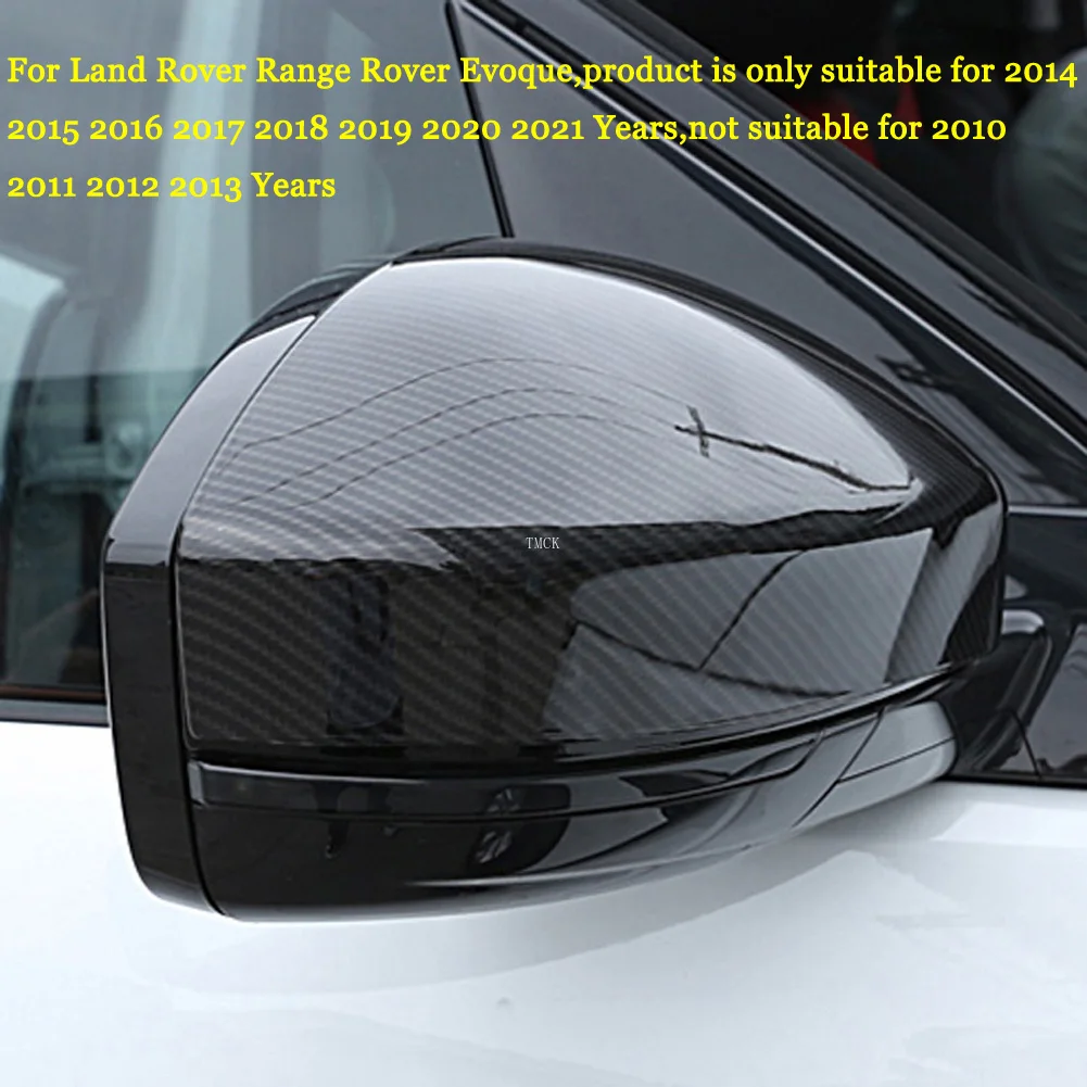 For Land Rover Discovery Sport Range Rover Evoque Velar Car Accessories Rear View Mirror Cover Caps Trim For Jaguar F-Pace X761