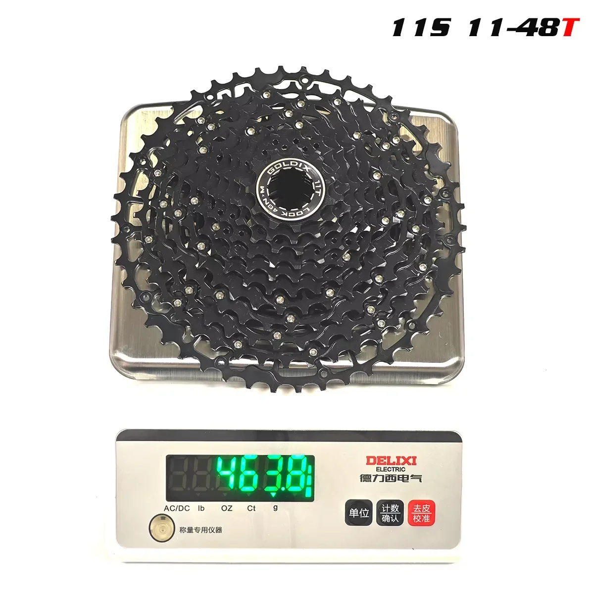 GOLDIX Ultraleichter MTB-Kassettenfreilauf k7 9/10/11/12/13 Geschwindigkeit HG-Struktur Kettenrad Kohlenstoffstahlmaterial für Mountainbike