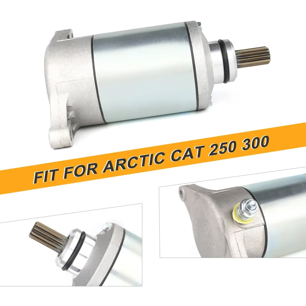 Motorcycle Starter Motor  ATV Motor Starter For Arctic Cat 250 Cat 300 Suzuki Quadrunner Lt-4wd 250 Lt-F250 2wd King Quad 300