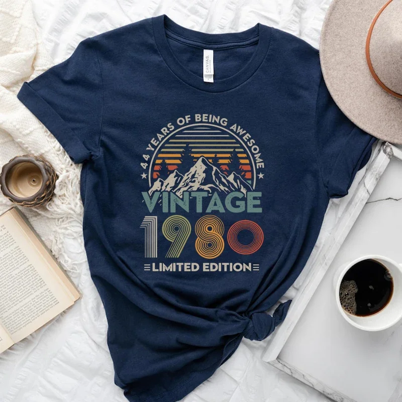 2024 koszulka damska w stylu Vintage Persional prezent z okrągłym dekoltem damska oversized T Shirt damska odzież y2k top graficzny t shirt