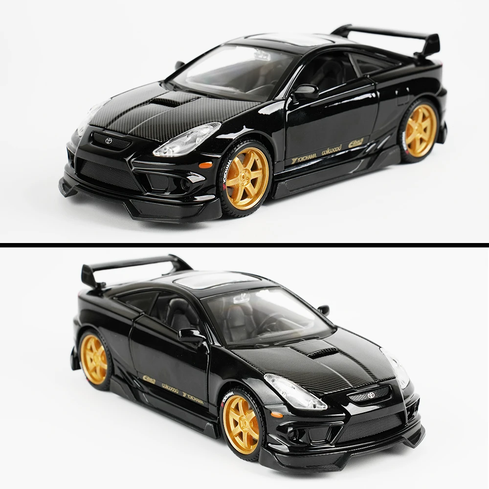 Maisto-coche deportivo de juguete modelo Toyota Celica 1:24, vehículo fundido a presión estático, diseño de GT-S, juguete coleccionable