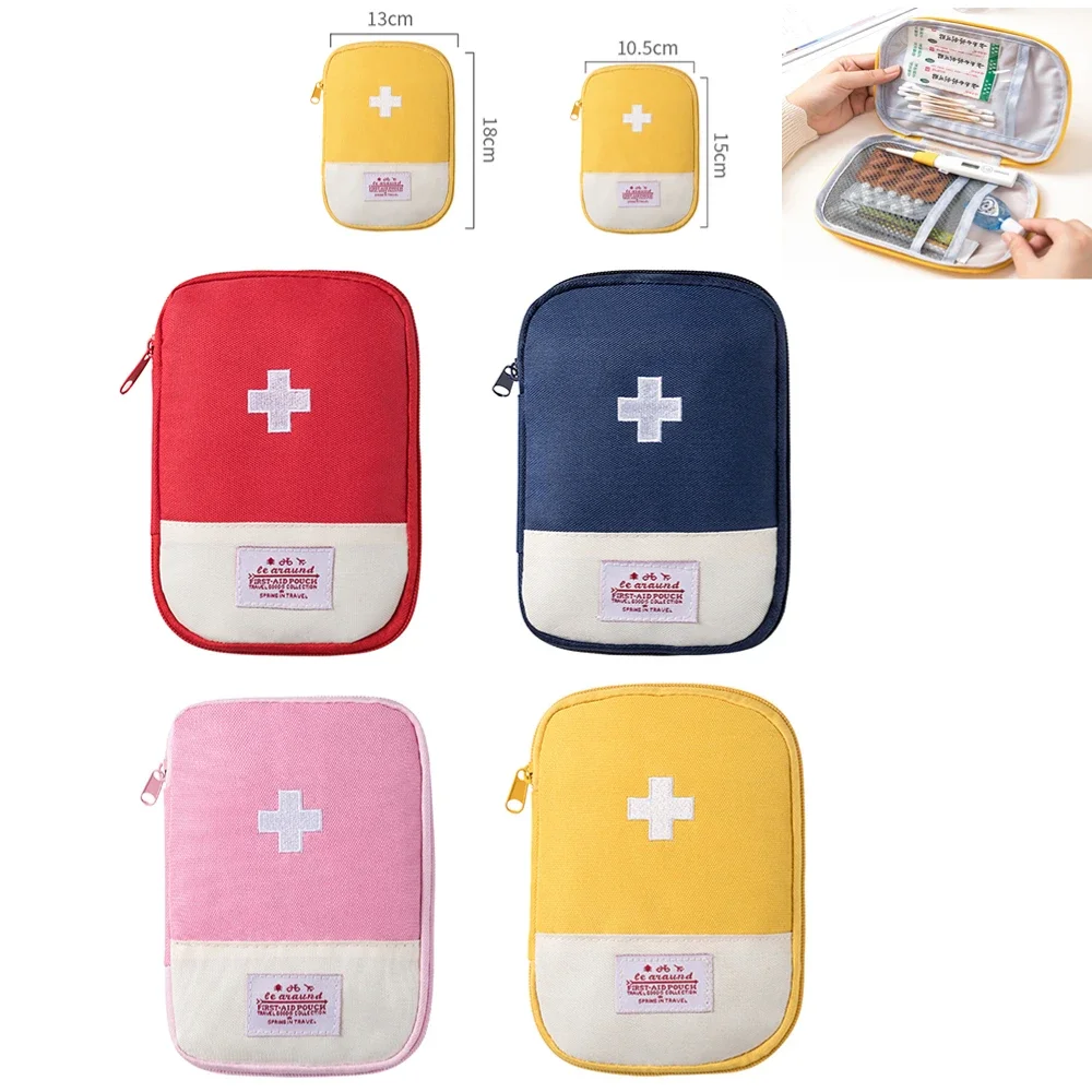 Portable First Aid Medical Kit Travel Outdoor Camping Useful Mini Medicine Storage Bag Camping Emergency Survival Bag Pill Case