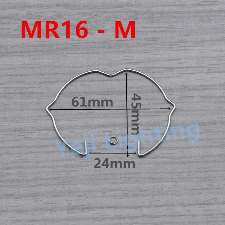 MR16 MR11 lamp cup spring clip Circular round for downlight Spotlight Fixed clip lighting accessories diy