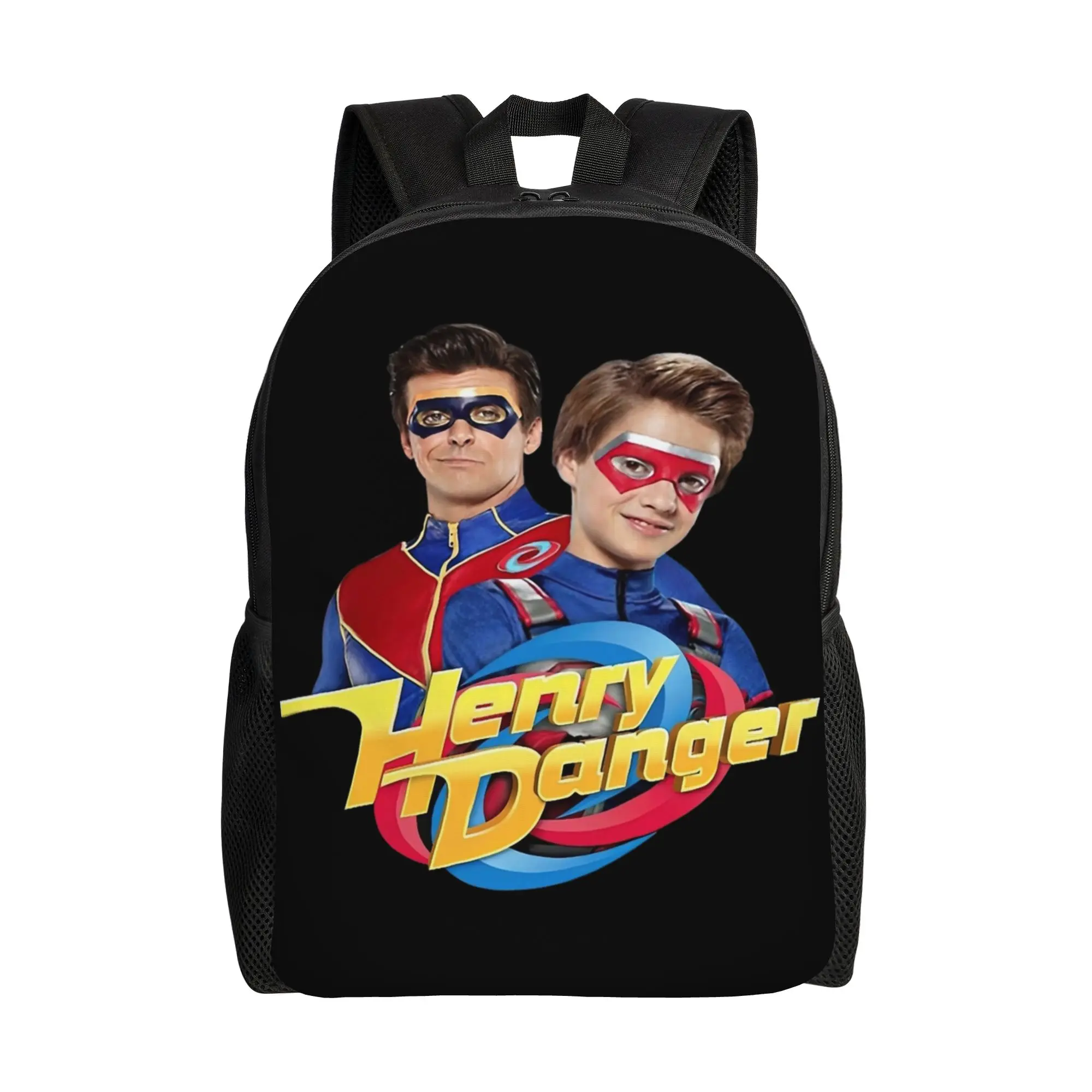 

Рюкзак Henry Danger с принтом из телесериала «Гроза Хенри», подростковый, для активного отдыха, студенческий, рабочий, городской, для мужчин и женщин, для ноутбука, холщовый.