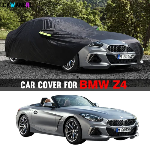 Imagen 1 del producto Cubierta completa de coche para BMW Z4 (E89) 2009-2025 impermeable Auto exterior Anti-UV sol lluvia nieve cubierta de protección contra el viento