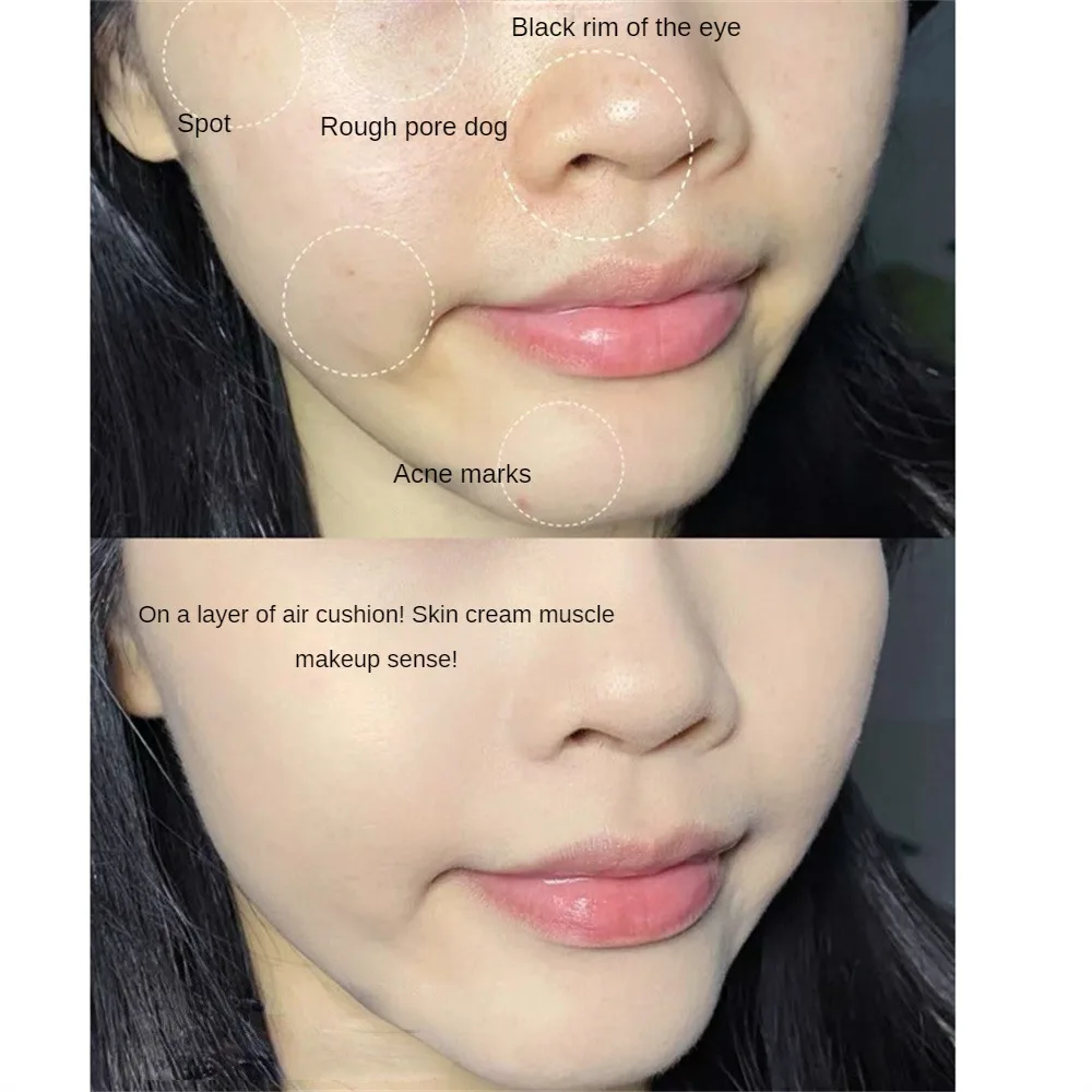 Air Cushion Natural BB Cream Sensory Party Bang Gouache Air Cushion Makeup Waterproof Long Lasting Clear Skin BB Cream Cosmetics