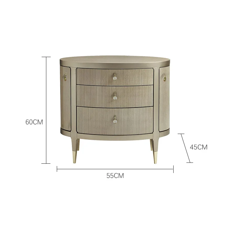 CX light luxury solid wood, simple and modern living room, bedside, storage bedroom locker
